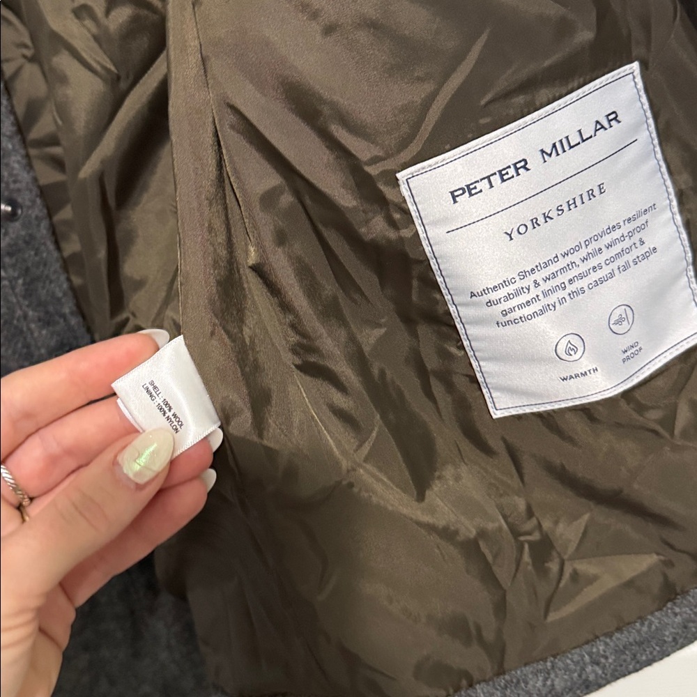 Peter Millar Charcoal Shirt Jacket - Picture 3 of 3